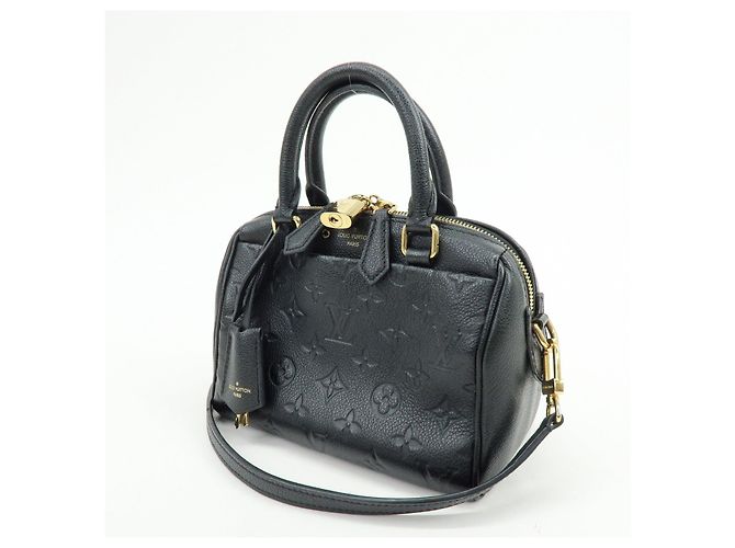 Louis Vuitton Monogram Empreinte Speedy Bandouliere 20 2Way Bag M42397 - vista 3