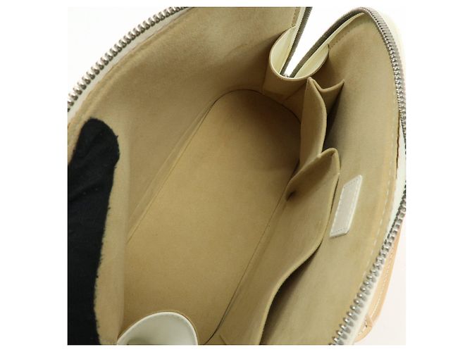 Louis Vuitton Monogram Graffiti Alma MM Borsa a mano in pelle Beige M92180 - vista 20