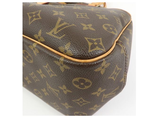 Borsa a mano Louis Vuitton Monogram Deauville Canvas Brown M47270 - vista 11