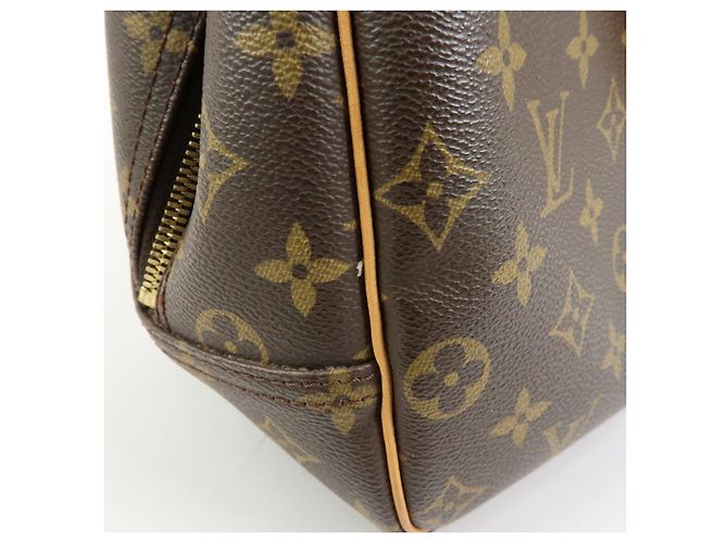 Borsa a mano Louis Vuitton Monogram Deauville Canvas Brown M47270 - vista 16