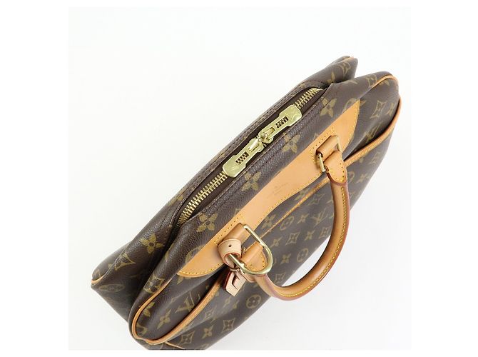 Borsa a mano Louis Vuitton Monogram Deauville Canvas Brown M47270 - vista 17
