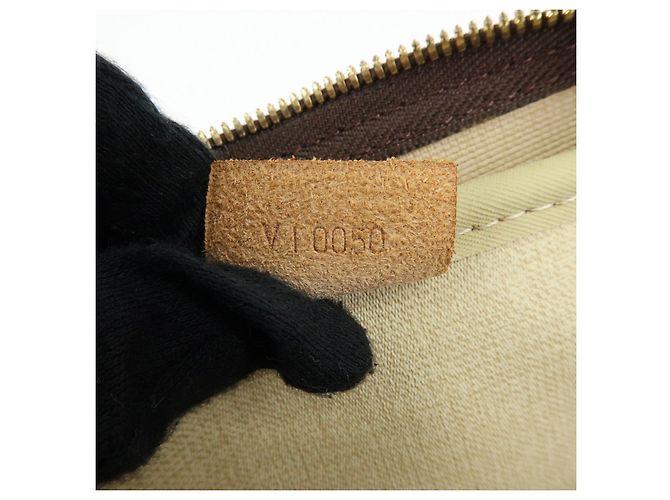 Borsa a mano Louis Vuitton Monogram Deauville Canvas Brown M47270 - vista 23