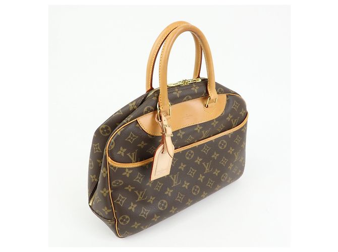 Borsa a mano Louis Vuitton Monogram Deauville Canvas Brown M47270 - vista 4