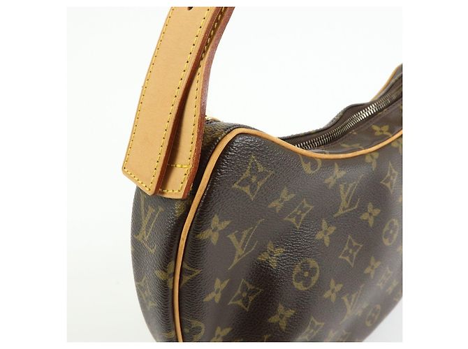 Borsa a spalla e borsa a mano Louis Vuitton Monogram Croissant MM Marrone M51512 - vista 16