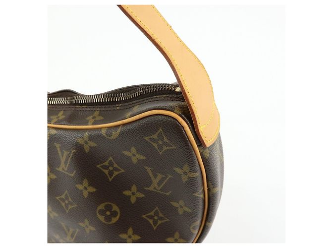 Borsa a spalla e borsa a mano Louis Vuitton Monogram Croissant MM Marrone M51512 - vista 17
