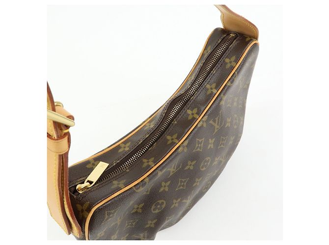 Borsa a spalla e borsa a mano Louis Vuitton Monogram Croissant MM Marrone M51512 - vista 20