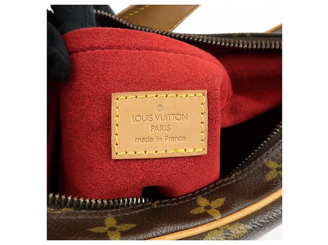 Borsa a spalla e borsa a mano Louis Vuitton Monogram Croissant MM Marrone M51512 - vista 23