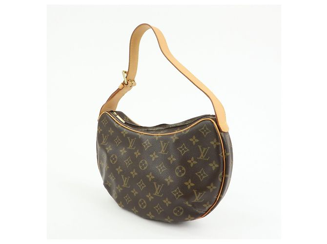 Borsa a spalla e borsa a mano Louis Vuitton Monogram Croissant MM Marrone M51512 - vista 3