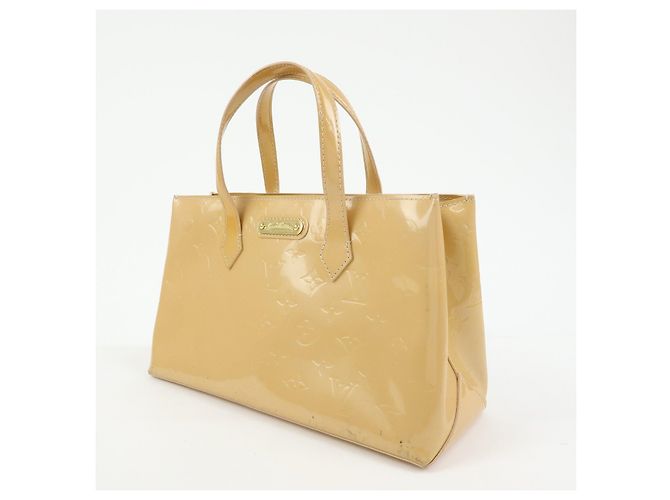 Borsa a mano Louis Vuitton Monogram Vernis Wilshire PM M91642 - vista 3