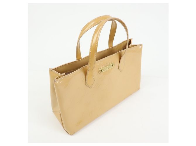 Borsa a mano Louis Vuitton Monogram Vernis Wilshire PM M91642 - vista 4