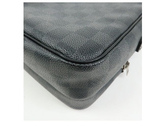 Louis Vuitton Damier Graphite Rem Shoulder Bag Black N41446 - vista 14