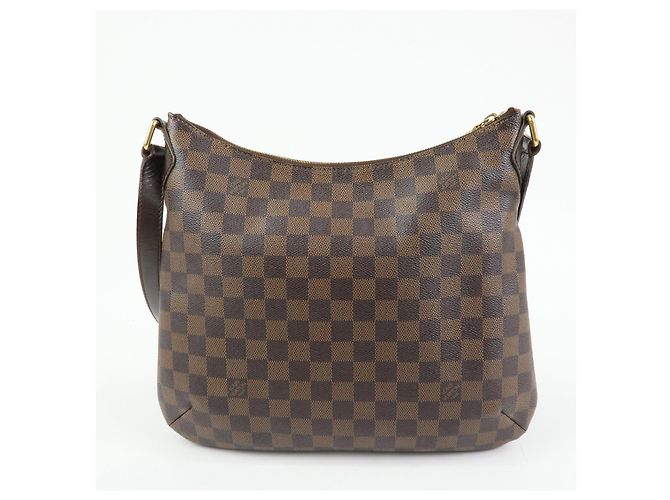 Borsa a tracolla Louis Vuitton Damier Ebene Bloomsbury PM Marrone N42251 - vista 2