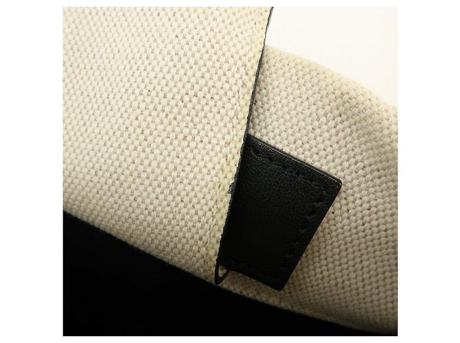 VALENTINO VLTN Rockstud Canvas Leder Tote Bag Handtasche White Black - Ansicht 23