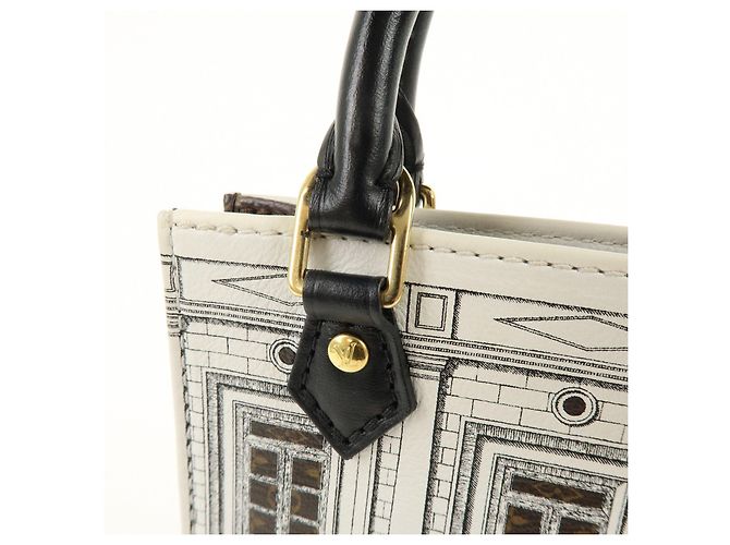 Louis Vuitton Monogram Petit Sac Plat x Fornasetti 2Way Bag M80991 - vista 11