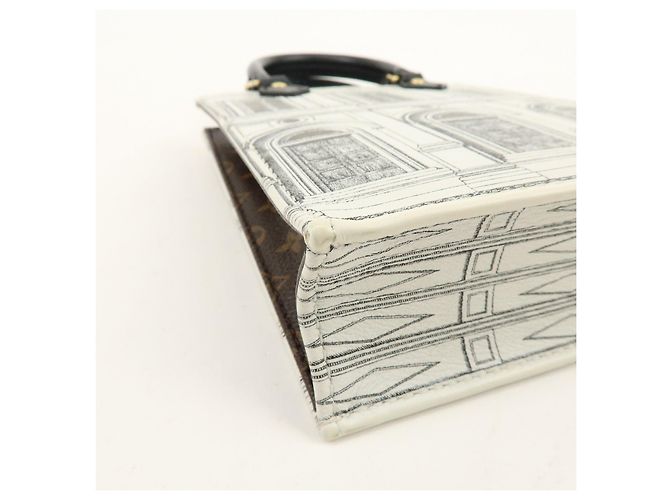 Louis Vuitton Monogram Petit Sac Plat x Fornasetti 2Way Bag M80991 - vista 14