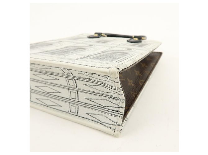 Louis Vuitton Monogram Petit Sac Plat x Fornasetti 2Way Bag M80991 - vista 15