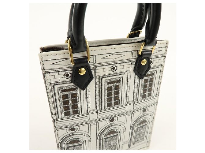 Louis Vuitton Monogram Petit Sac Plat x Fornasetti 2Way Bag M80991 - vista 16