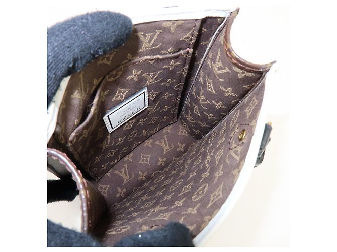 Louis Vuitton Monogram Petit Sac Plat x Fornasetti 2Way Bag M80991 - vista 20
