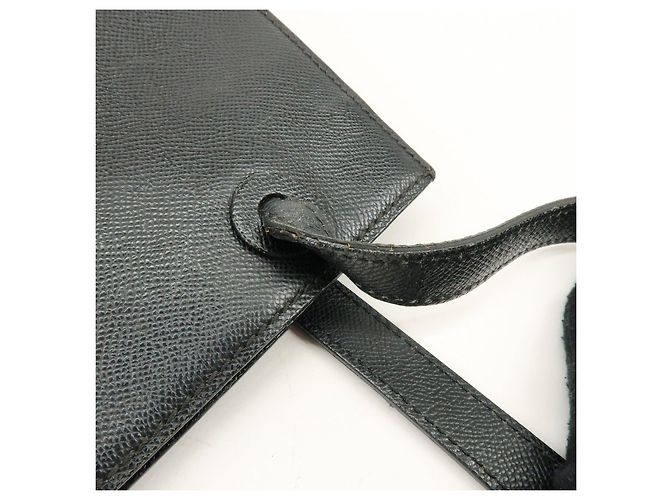 Borsa Tote e Borsa a Spalla CHANEL Logo in pelle caviale nera - vista 10