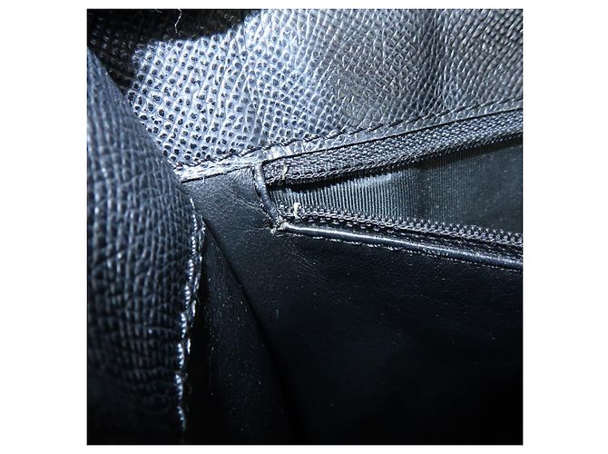 Borsa Tote e Borsa a Spalla CHANEL Logo in pelle caviale nera - vista 21
