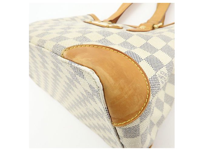 Borsa a mano Louis Vuitton Damier Azur Hampstead PM Ivory N51207 - vista 12