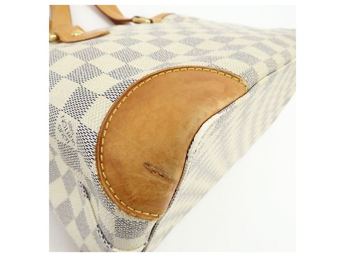 Borsa a mano Louis Vuitton Damier Azur Hampstead PM Ivory N51207 - vista 15