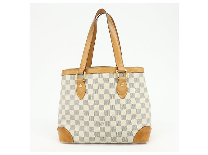 Borsa a mano Louis Vuitton Damier Azur Hampstead PM Ivory N51207 - vista 2