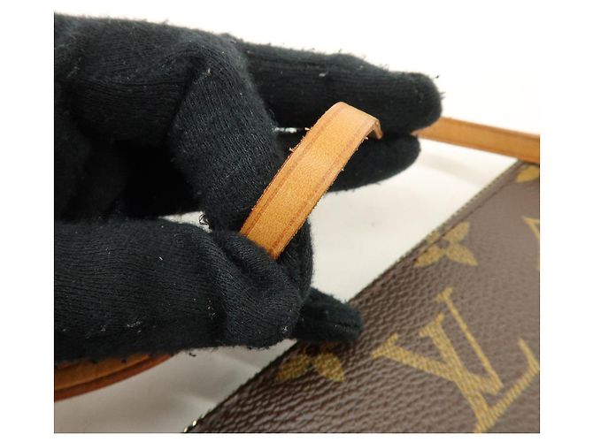 Louis Vuitton Monogram Pochette Accessoires Pouch Hand Bag Brown M51980 - vista 10