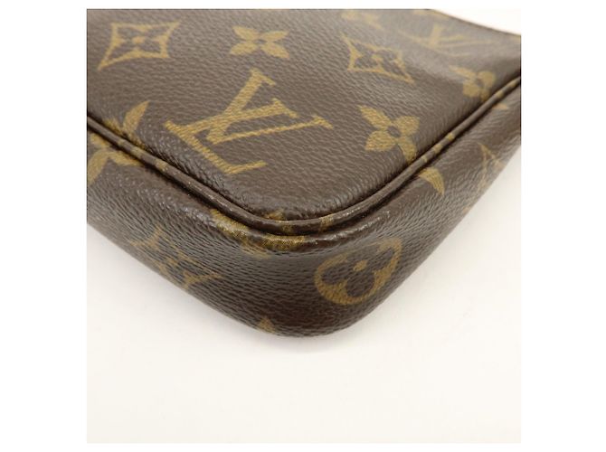Louis Vuitton Monogram Pochette Accessoires Pouch Hand Bag Brown M51980 - vista 14