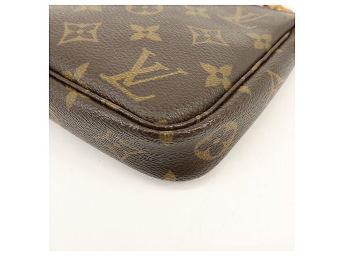 Louis Vuitton Monogram Pochette Accessoires Pouch Hand Bag Brown M51980 - vista 16
