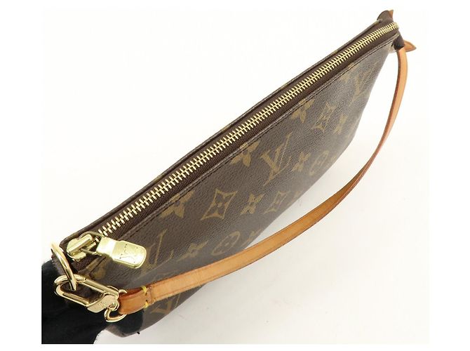 Louis Vuitton Monogram Pochette Accessoires Pouch Hand Bag Brown M51980 - vista 21