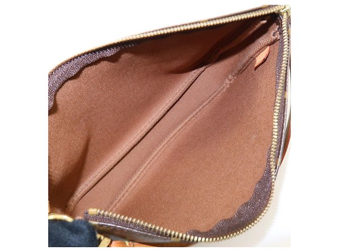Louis Vuitton Monogram Pochette Accessoires Pouch Hand Bag Brown M51980 - vista 22