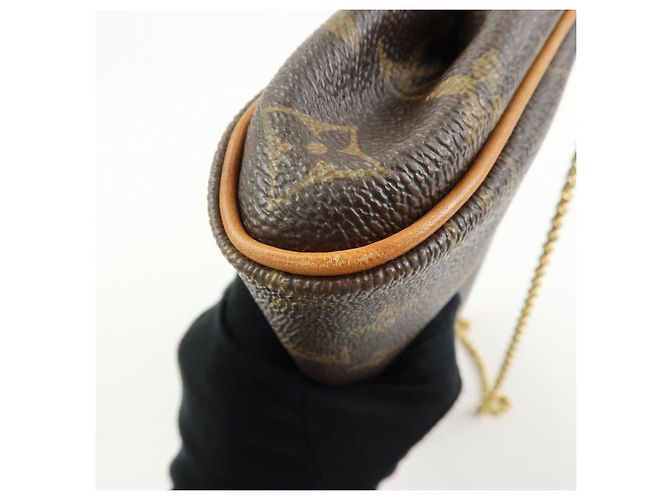 Louis Vuitton Monogram Eva 2Way Chain Shoulder Bag Pouch Brown M95567 - vista 18