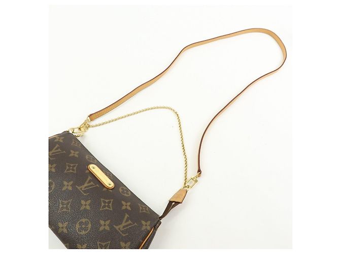 Louis Vuitton Monogram Eva 2Way Chain Shoulder Bag Pouch Brown M95567 - vista 6