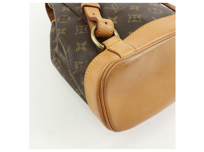 Zaino Louis Vuitton Monogram Montsouris MM Brown M51136 - vista 11