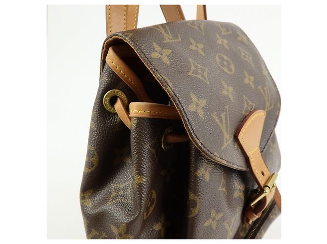 Zaino Louis Vuitton Monogram Montsouris MM Brown M51136 - vista 14