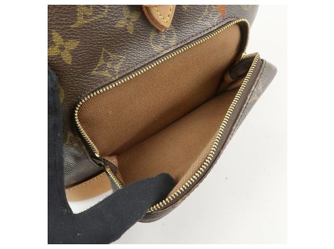 Zaino Louis Vuitton Monogram Montsouris MM Brown M51136 - vista 15