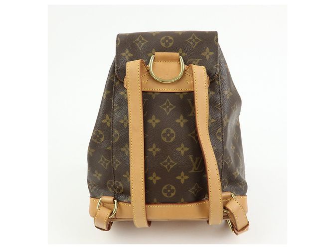 Zaino Louis Vuitton Monogram Montsouris MM Brown M51136 - vista 2