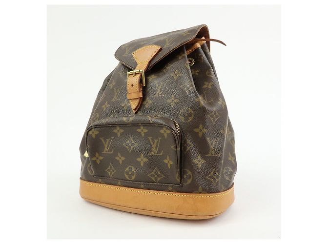 Zaino Louis Vuitton Monogram Montsouris MM Brown M51136 - vista 3