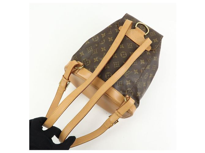 Zaino Louis Vuitton Monogram Montsouris MM Brown M51136 - vista 6