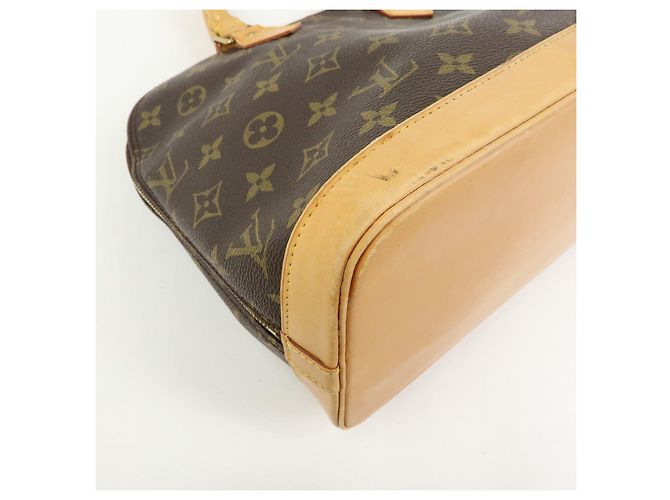 Borsa a mano Louis Vuitton Monogram Alma Canvas Leather Brown M51130 - vista 11