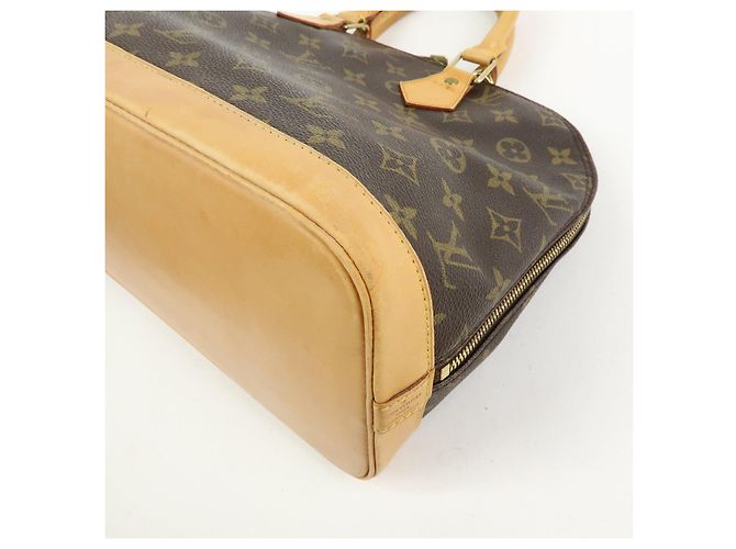 Borsa a mano Louis Vuitton Monogram Alma Canvas Leather Brown M51130 - vista 12