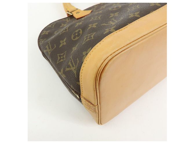 Borsa a mano Louis Vuitton Monogram Alma Canvas Leather Brown M51130 - vista 13