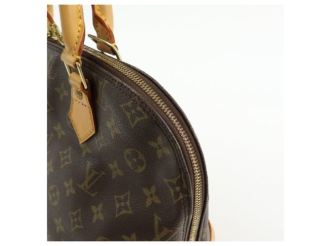 Borsa a mano Louis Vuitton Monogram Alma Canvas Leather Brown M51130 - vista 15