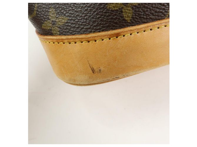 Borsa a mano Louis Vuitton Monogram Alma Canvas Leather Brown M51130 - vista 19