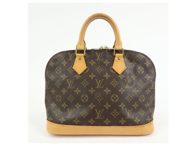 Borsa a mano Louis Vuitton Monogram Alma Canvas Leather Brown M51130 - vista 2