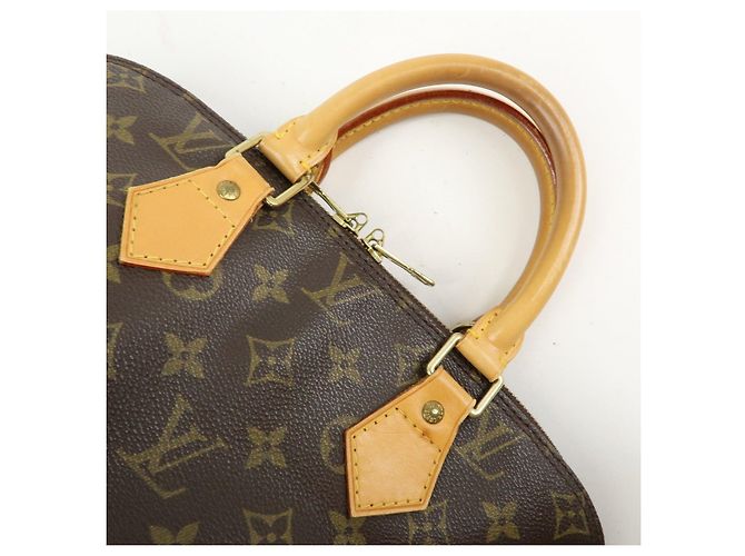 Borsa a mano Louis Vuitton Monogram Alma Canvas Leather Brown M51130 - vista 6