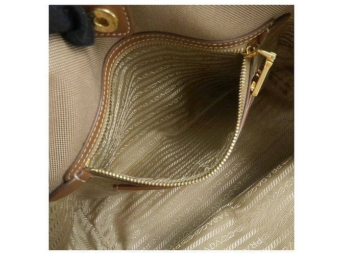 Borsa 2Way PRADA in tela jacquard con logo triangolare e pelle Borsa Tote BN1841 - vista 22