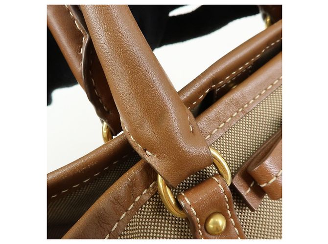 Borsa 2Way PRADA in tela jacquard con logo triangolare e pelle Borsa Tote BN1841 - vista 8