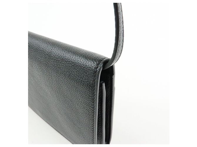 BALENCIAGA Borsa a tracolla in pelle Small Logo Borsa a spalla nera 674892 - vista 12